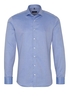 ETERNA LANGE MOUW OVERHEMD SLIM FIT TWILL JEANS BLAUW UNI