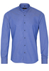 ETERNA LANGE MOUW OVERHEMD SLIM FIT TWILL JEANS BLAUW UNI