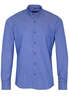 ETERNA LANGE MOUW OVERHEMD SLIM FIT TWILL JEANS BLAUW UNI