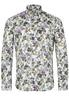 ETERNA LANGE MOUW OVERHEMD SLIM FIT TWILL KLEURRIJK PRINT