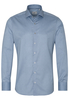 ETERNA LANGE MOUW OVERHEMD SLIM FIT TWILL MARINEBLAUW PRINT