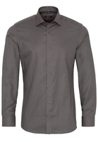 ETERNA LANGE MOUW OVERHEMD SLIM FIT TWILL MET RELIËF