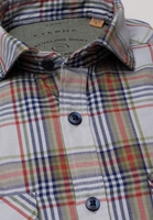 ETERNA LANGE MOUW OVERHEMD SLIM FIT UPCYCLING SHIRT FLANELLE