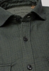 ETERNA LANGE MOUW OVERHEMD SLIM FIT UPCYCLING SHIRT FLANELLE OLIJF /
