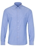 ETERNA LANGE MOUW OVERHEMD SLIM FIT UPCYCLING SHIRT OXFORD BLAUW UNI