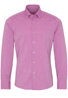 ETERNA LANGE MOUW OVERHEMD SLIM FIT UPCYCLING SHIRT OXFORD FUCHSIA UNI