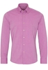 ETERNA LANGE MOUW OVERHEMD SLIM FIT UPCYCLING SHIRT OXFORD FUCHSIA UNI