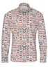 ETERNA LANGE MOUW OVERHEMD SLIM FIT UPCYCLING SHIRT OXFORD KLEURRIJK