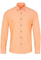 ETERNA LANGE MOUW OVERHEMD SLIM FIT UPCYCLING SHIRT OXFORD PERZIK UNI