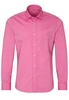 ETERNA LANGE MOUW OVERHEMD SLIM FIT UPCYCLING SHIRT OXFORD ROZE UNI