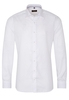 ETERNA LANGE MOUW OVERHEMD SLIM FIT WIT MET RELIËF