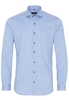 ETERNA LANGE MOUW OVERHEMD SUPER-SLIM BLAUW UNI