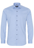 ETERNA LANGE MOUW OVERHEMD SUPER-SLIM BLAUW UNI