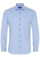 ETERNA LANGE MOUW OVERHEMD SUPER-SLIM BLAUW UNI
