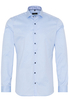 ETERNA LANGE MOUW OVERHEMD SUPER-SLIM COVER SHIRT TWILL LCIHTBLAUW UNI