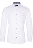 ETERNA LANGE MOUW OVERHEMD SUPER-SLIM COVER SHIRT TWILL WIT UNI