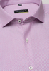 ETERNA LANGE MOUW OVERHEMD SUPER-SLIM KETTLANCÈ ROZE MET RELIËF