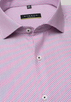 ETERNA LANGE MOUW OVERHEMD SUPER-SLIM KETTLANCÈ ROZE MET RELIËF