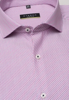ETERNA LANGE MOUW OVERHEMD SUPER-SLIM KETTLANCÈ ROZE MET RELIËF