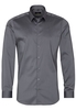 ETERNA LANGE MOUW OVERHEMD SUPER-SLIM PERFORMANCE SHIRT STRETCH GRIJS