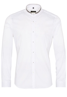 ETERNA LANGE MOUW OVERHEMD SUPER-SLIM PERFORMANCE SHIRT STRETCH WIT