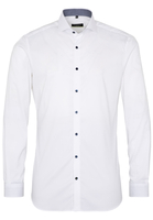 ETERNA LANGE MOUW OVERHEMD SUPER-SLIM PERFORMANCE SHIRT STRETCH WIT