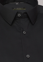 ETERNA LANGE MOUW OVERHEMD SUPER-SLIM PERFORMANCE SHIRT STRETCH ZWART