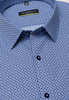 ETERNA LANGE MOUW OVERHEMD SUPER-SLIM POPELINE BLAUW PRINT