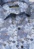 ETERNA LANGE MOUW OVERHEMD SUPER-SLIM POPELINE BRUIN PRINT
