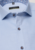ETERNA LANGE MOUW OVERHEMD SUPER-SLIM STRETCH LICHTBLAUW UNI
