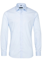 ETERNA LANGE MOUW OVERHEMD SUPER-SLIM STRETCH LICHTBLAUW UNI