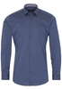 ETERNA LANGE MOUW OVERHEMD SUPER-SLIM STRETCH MARINEBLAUW UNI
