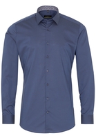 ETERNA LANGE MOUW OVERHEMD SUPER-SLIM STRETCH MARINEBLAUW UNI