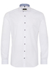 ETERNA LANGE MOUW OVERHEMD SUPER-SLIM STRETCH WIT UNI