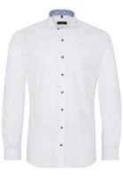 ETERNA LANGE MOUW OVERHEMD SUPER-SLIM STRETCH WIT UNI