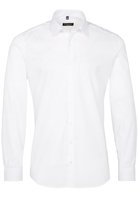 ETERNA LANGE MOUW OVERHEMD SUPER-SLIM STRETCH WIT UNI