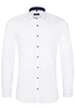 ETERNA LANGE MOUW OVERHEMD SUPER-SLIM STRETCH WIT UNI