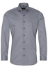 ETERNA LANGE MOUW OVERHEMD SUPER-SLIM TWILL GEEL/BLAUW PRINT