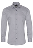 ETERNA LANGE MOUW OVERHEMD SUPER-SLIM TWILL GRIJS PRINT