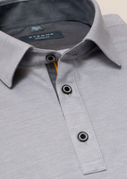 ETERNA Poloshirt MODERN FIT grau unifarben
