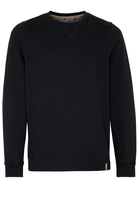 ETERNA TRUI MET RONDE HALS UPCYCLING SHIRT ZWART UNI