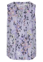 ETERNA ZONDER MOUW BLOUSE MODERN CLASSIC LILA PRINT