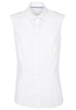 ETERNA ZONDER MOUW BLOUSE MODERN CLASSIC POPELINE WIT UNI