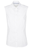 ETERNA ZONDER MOUW BLOUSE MODERN CLASSIC POPELINE WIT UNI
