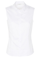 ETERNA ZONDER MOUW BLOUSE MODERN CLASSIC SLIM FIT WIT UNI