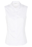 ETERNA ZONDER MOUW BLOUSE MODERN CLASSIC SLIM FIT WIT UNI