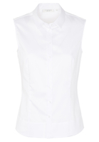 ETERNA ZONDER MOUW BLOUSE MODERN CLASSIC SLIM FIT WIT UNI