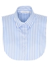 ETERNA ZONDER MOUW MODERN CLASSIC STRETCH LICHTBLAUW / WIT GESTREEPT