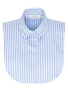ETERNA ZONDER MOUW MODERN CLASSIC STRETCH LICHTBLAUW / WIT GESTREEPT
