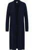 Gebreide cardigan in navy vlakte